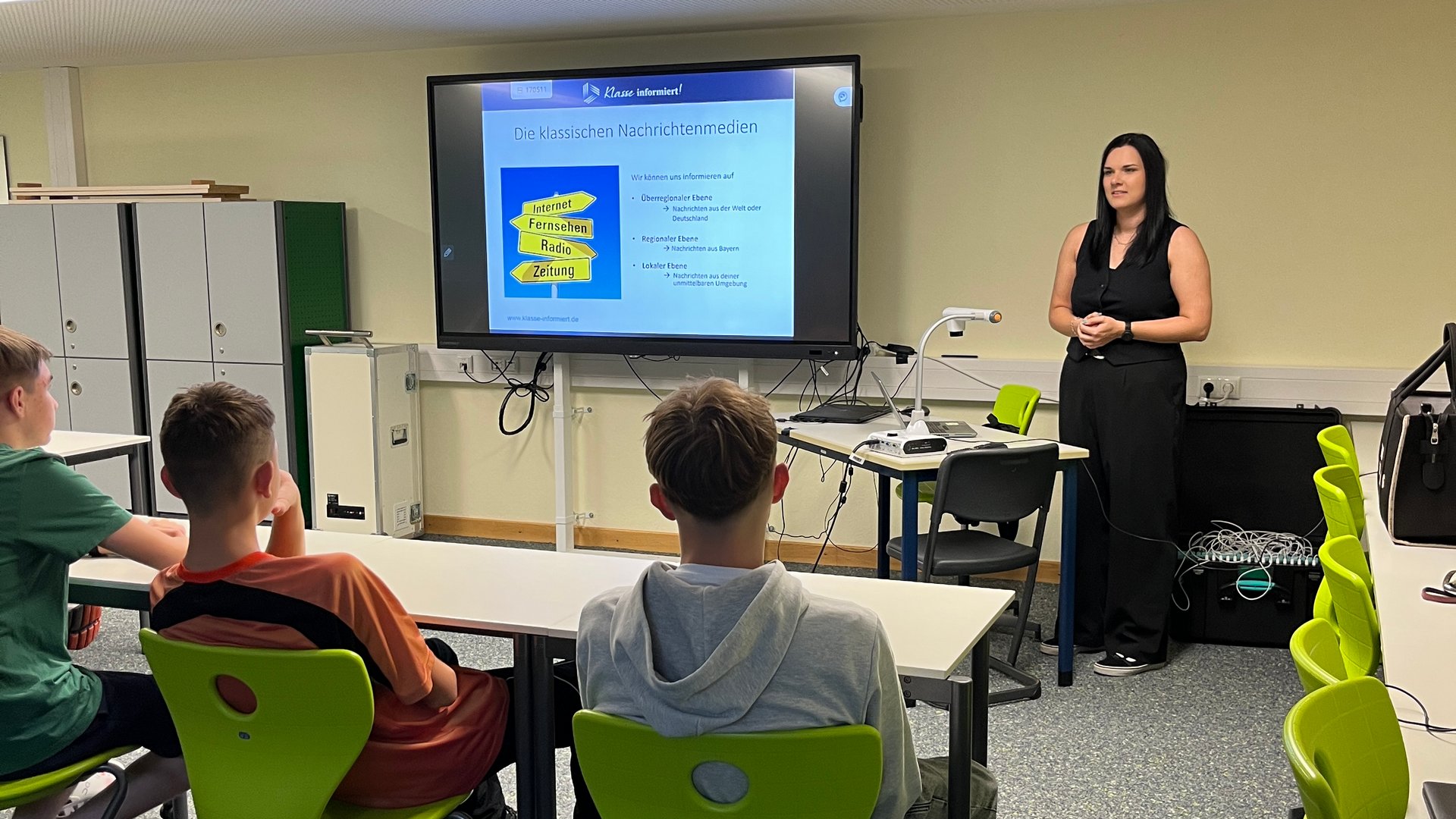 Mehr über den Artikel erfahren Fake News, Bubbles und Lokaljournalismus – MZ-Redakteurin bringt Medienwelt ins Klassenzimmer